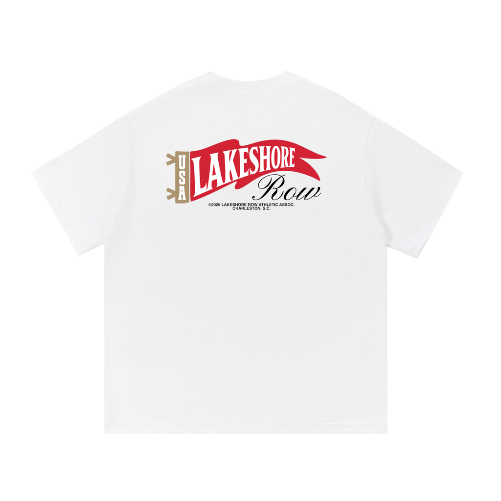 Lakeshore Row Pennant Tee